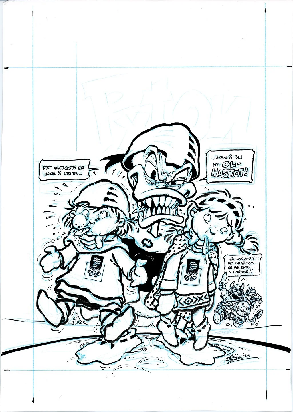 1993 Cover OL-maskot